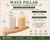 Wave Pillar Silicone Candle Mold  Lappe's Bee Supply