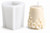 Floral Garden Pillar Candle Silicone Mold – Decorative Flower Border Candle Mold  Lappe's Bee Supply