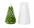 Large Christmas Tree Candle Silicone Mold – Snow-Covered Evergreen Holiday Candle Mold  Lappe's Bee Supply