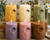 Honey Bee & Wildflower Honeycomb Cylinder Silicone Candle Mold | 3.35" Decorative Pillar Candle  Lappe's Bee Supply
