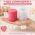 LOVE Text Cylinder Silicone Candle Mold | Romantic Decorative Candle Mold  Lappe's Bee Supply