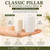 Classic Pillar Silicone Candle Mold | Smooth Round Beeswax Candle Mold  Lappe's Bee Supply