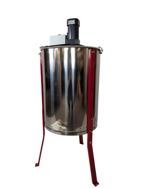 Lappe's Bee Supply Electric 4 Frame Stainless Steel Honey Extractor With Legs  