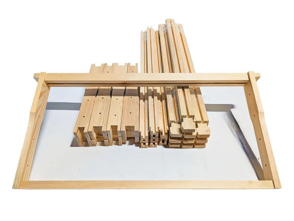 9-1/8" Unassembled Grooved Top Bar Hive Body Frames  Lappe's Bee Supply