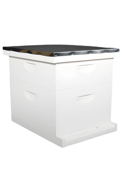 10 Frame Assembled / Painted Hobby Bee Hive Colony Expanding Kit Painted  Lappe's Bee Supply