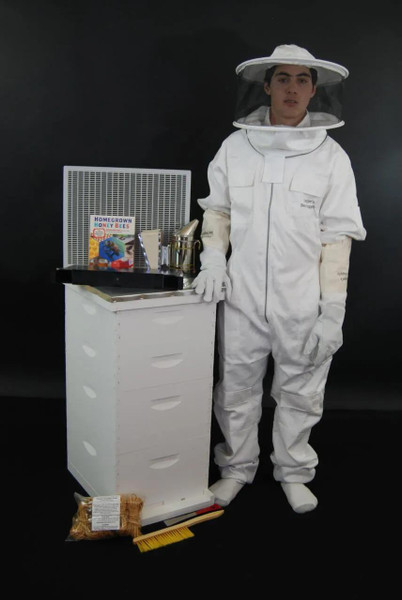 10 Frame Honey Master Beekeeping Kit (2 Deep + 2 Medium, Assembled) - Wax Dipped or Painted  Lappe's Bee Supply