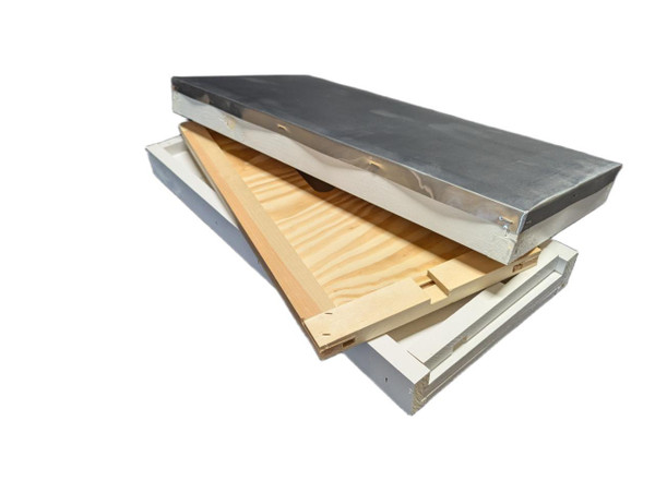 Assembled/Painted 5 Frame Nuc Lid, Inner Cover, Bottom Board Combo  Lappe's Bee Supply