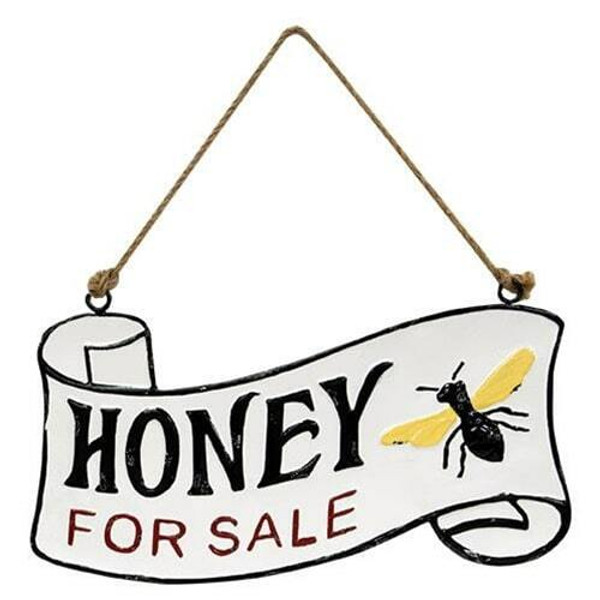 Honey For Sale Vintage Hanging Sign  