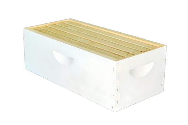 5 Frame Nuc 6-5/8" Honey Super With Triple Wax Wood Frames   5 Frame Nuc 6-5/8" Honey Super With Triple Wax Wood Frames