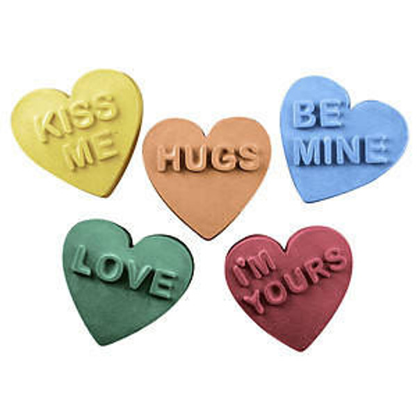 Heart Candies Valentines Soap Mold  
