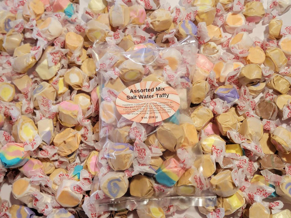 Assorted Salt Water Taffy 8 oz  