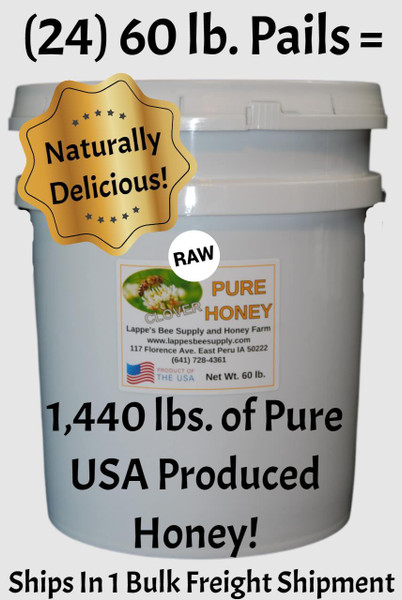 Bulk Raw Honey For Sale - Wholesale Honey  Lappe's Bee Supply
