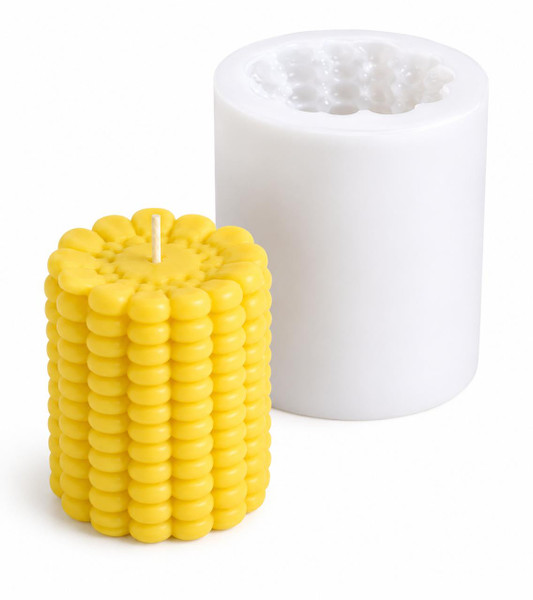 Corn Cob Candle Silicone Mold – Harvest-Inspired Decorative Candle Mold  Lappe's Bee Supply