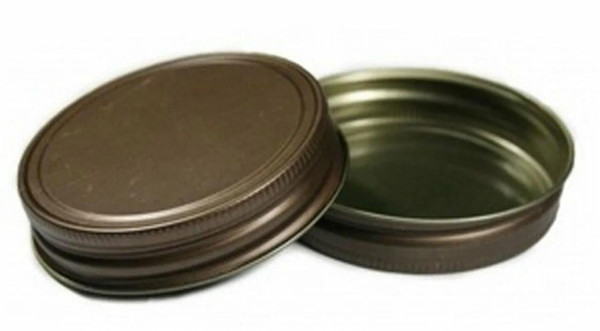 70G Rustic Bronze Lids - 12 pack  Lappe's Bee Supply