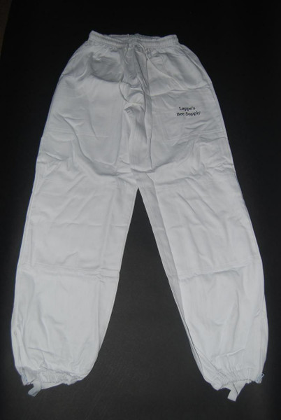 Beekeeping Pants - Heavy Duty White *INVENTORY CLEARANCE*  Lappe's Bee Supply