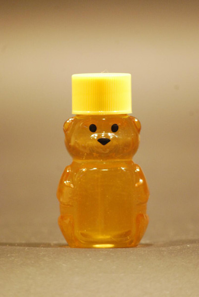 2 oz. plastic honey bear containers for sale yellow lids