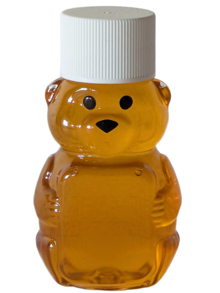 2 oz. Plastic Honey Bear Containers with Lids  