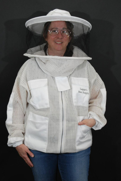 Ventilated Bee Jacket With Round Veil  Lappe's Bee Supply