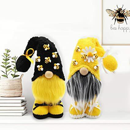 Dropship Bumble Bee Gnome Plush Mr And Mrs Honeybee Spring Gnomes Plushie  Ornaments to Sell Online at a Lower Price