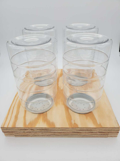 Honeybee Hive Top Feeder With Jars | Lappe's Bee Supply
