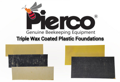 Pierco Triple Wax Coated Plastic Foundation | Lappe's Bee Supply