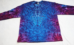 XL Long Sleeve Crinkle - purples blues reds XL Long Sleeve Crinkle - purples blues reds