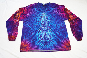 XL Long Sleeve Crinkle - purples blues reds XL Long Sleeve Crinkle - purples blues reds