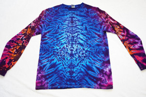Medium Long Sleeve Crinkle - purples, blues, reds Medium Long Sleeve Crinkle - purples, blues, reds