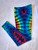 These Dyeing Arts custom tie dye design leggings are hand made and one-of-a-kind.
Made by LHO founder Howard Weinstein at the Dyeing Arts Studio in Thousand Oaks, CA

Material:  92% cotton and 8% spandex.

Size: XL 

Colors: Multi
