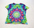 Ladies Nano V neck tie dye front