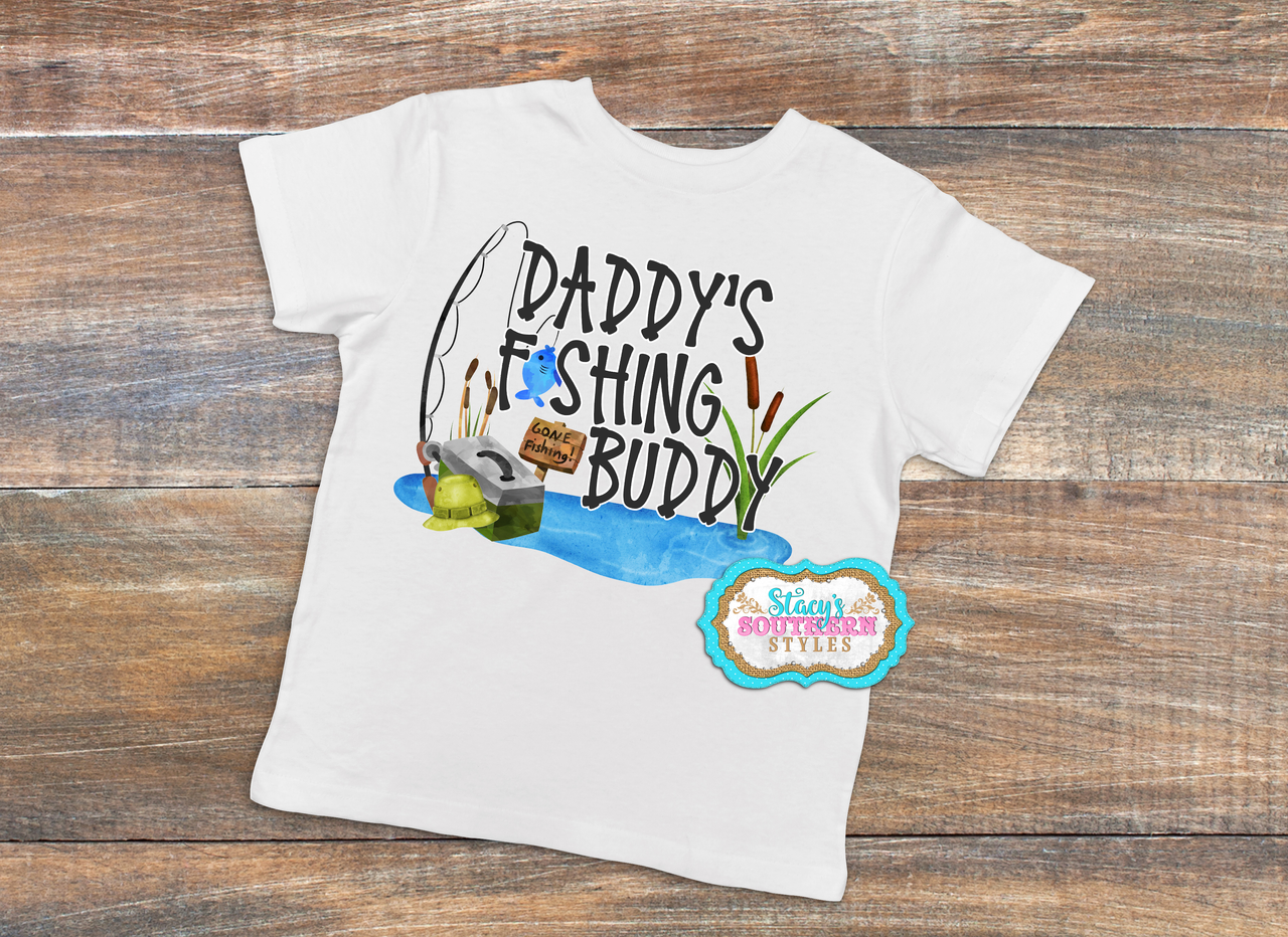 Daddy's Little Fishing Buddy Tee