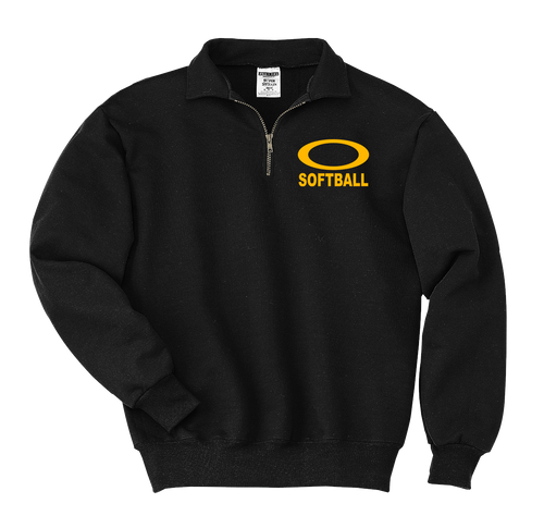 Klein Oak Softball Jerzees Quarter Zip Sweatshirt