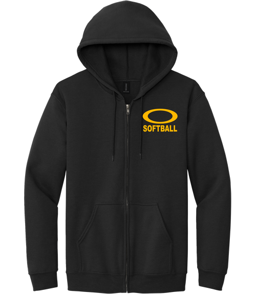 Klein Oaks Softball Full Zip Hooded Sweatshirt
