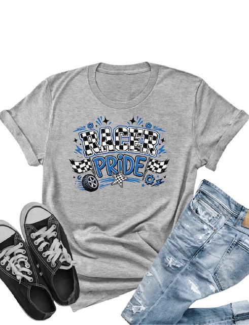 Racer Pride Boy Grey Tee