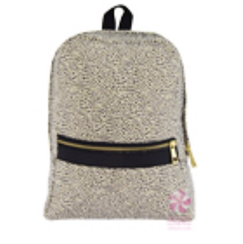 Cheetah Seersucker Small Backpack