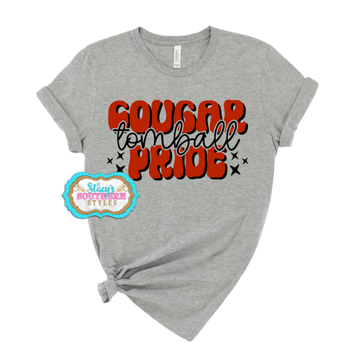 Tomball Cougars Groovy Tee