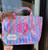 Personalized Stripe Tote Bag