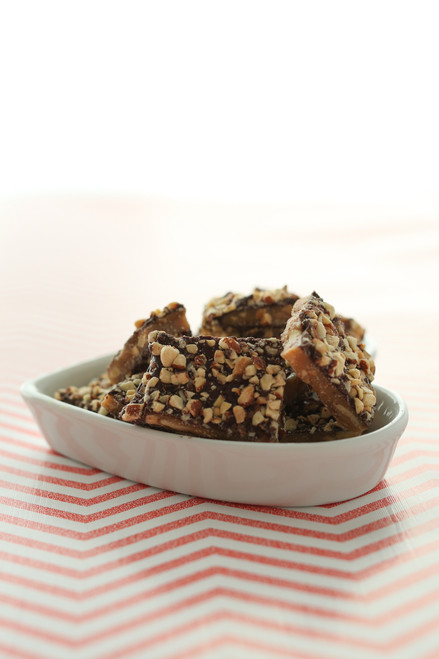 3 pounds Dark Chocolate Toffee, bulk