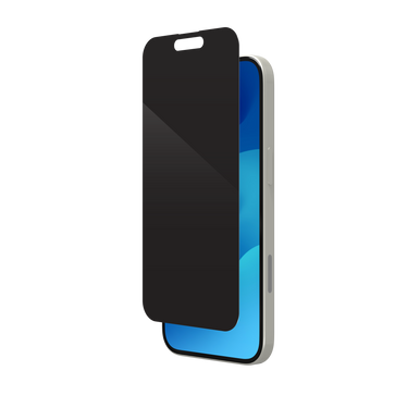 InvisibleShield Glass Elite Privacy Screen Protector for Apple iPhone 15 (Clear)