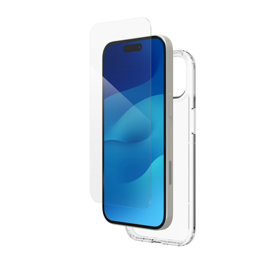 InvisibleShield Glass Elite 360 Bundle iPhone 15 (Clear)