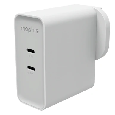 mophie | Speedport 100 GaN Wall Adapter (White) - UK & ROI
