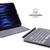 Detachable Keyboard || Keyboard and case separate so you can set your iPad on one surface and the keyboard on another.