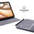 Detachable Keyboard || Keyboard and case separate so you can set your iPad on one surface and the keyboard on another.