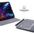 Detachable Keyboard || Keyboard and case separate so you can set your iPad on one surface and the keyboard on another.