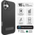 ZAGG Denali Snap Case with Kickstand for Apple iPhone 16+ (Black)