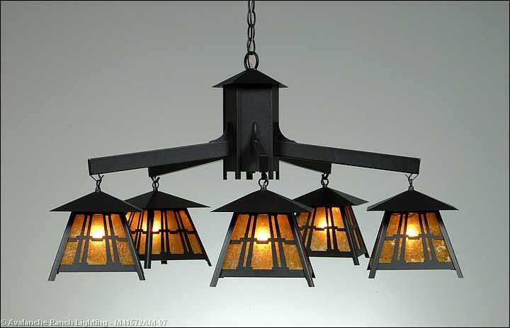 Avalanche Ranch Smoky Mountain-Eastlake Chandelier
