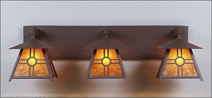Avalanche Ranch Smoky Mountain-Southview Vanity Light