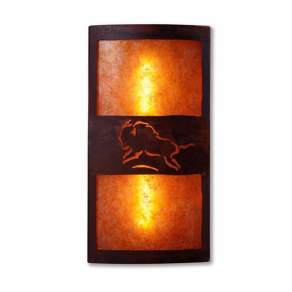 Avalanche Ranch Benton-Bison Wall Sconce