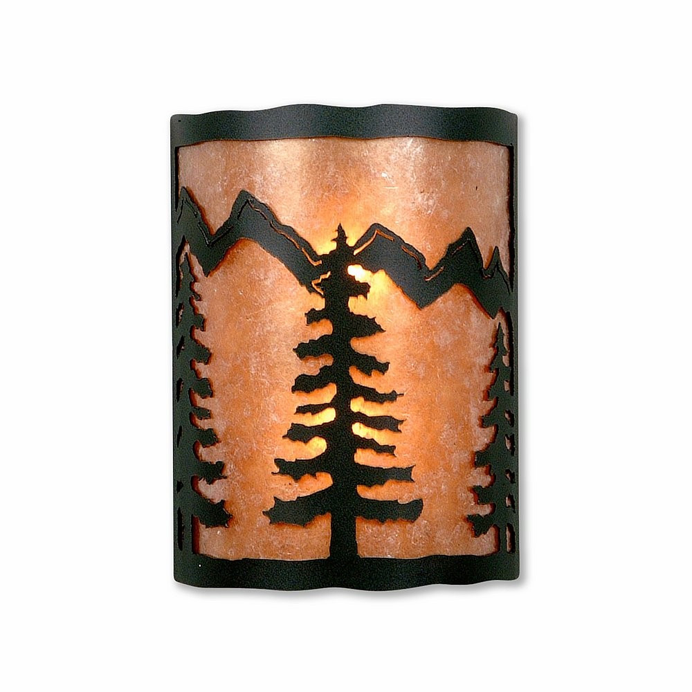 Avalanche Ranch Cascade-Spruce Tree Wall Sconce