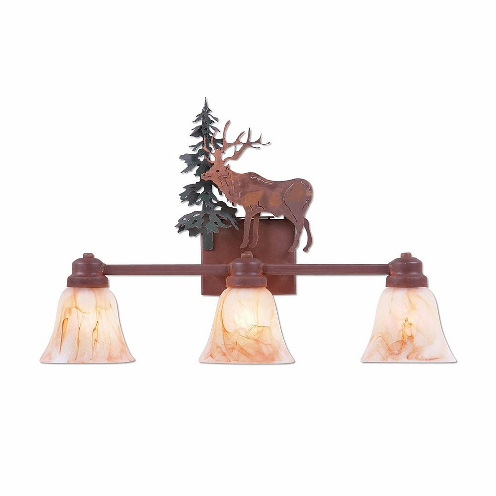 Avalanche Ranch Parkshire-Valley Elk Bath Vanity Light